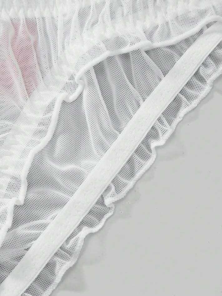 Men's Valentine day's mesh Sexy underwear